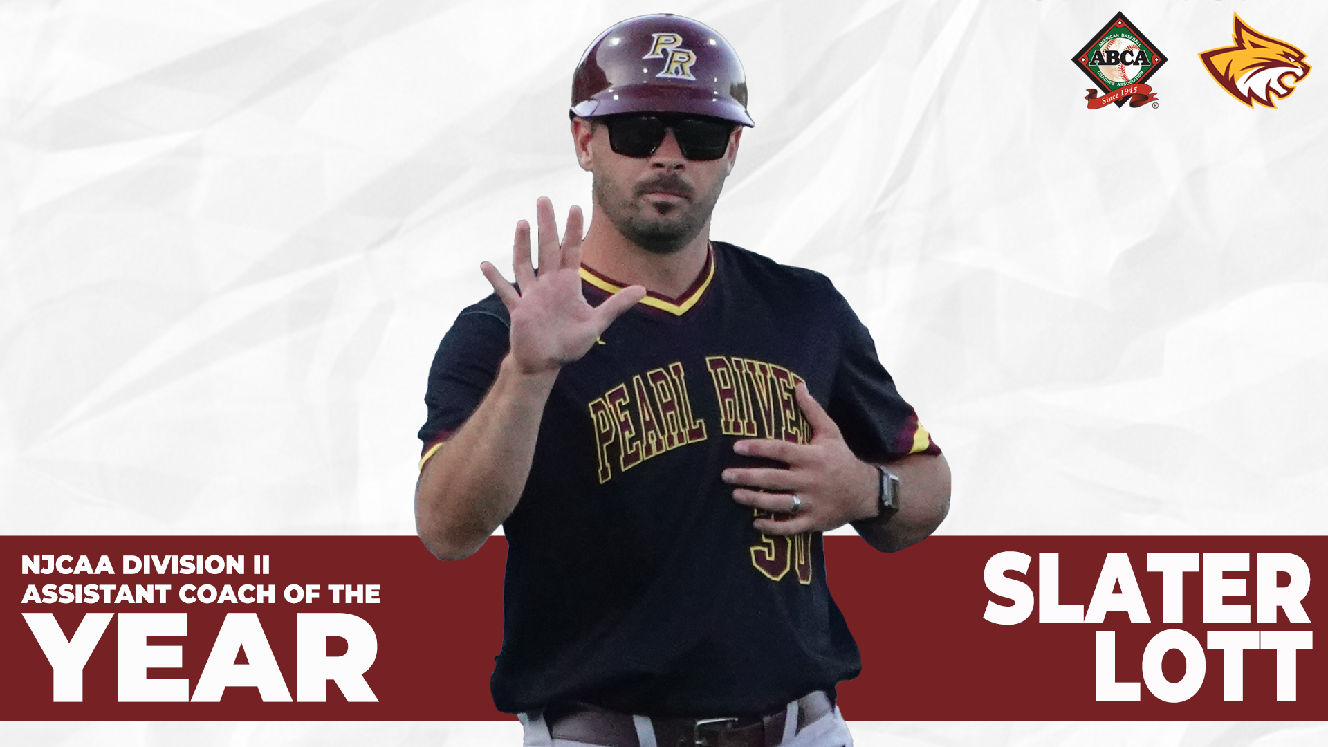 PRCC’s Slater Lott named ABCA Assistant Coach of the Year