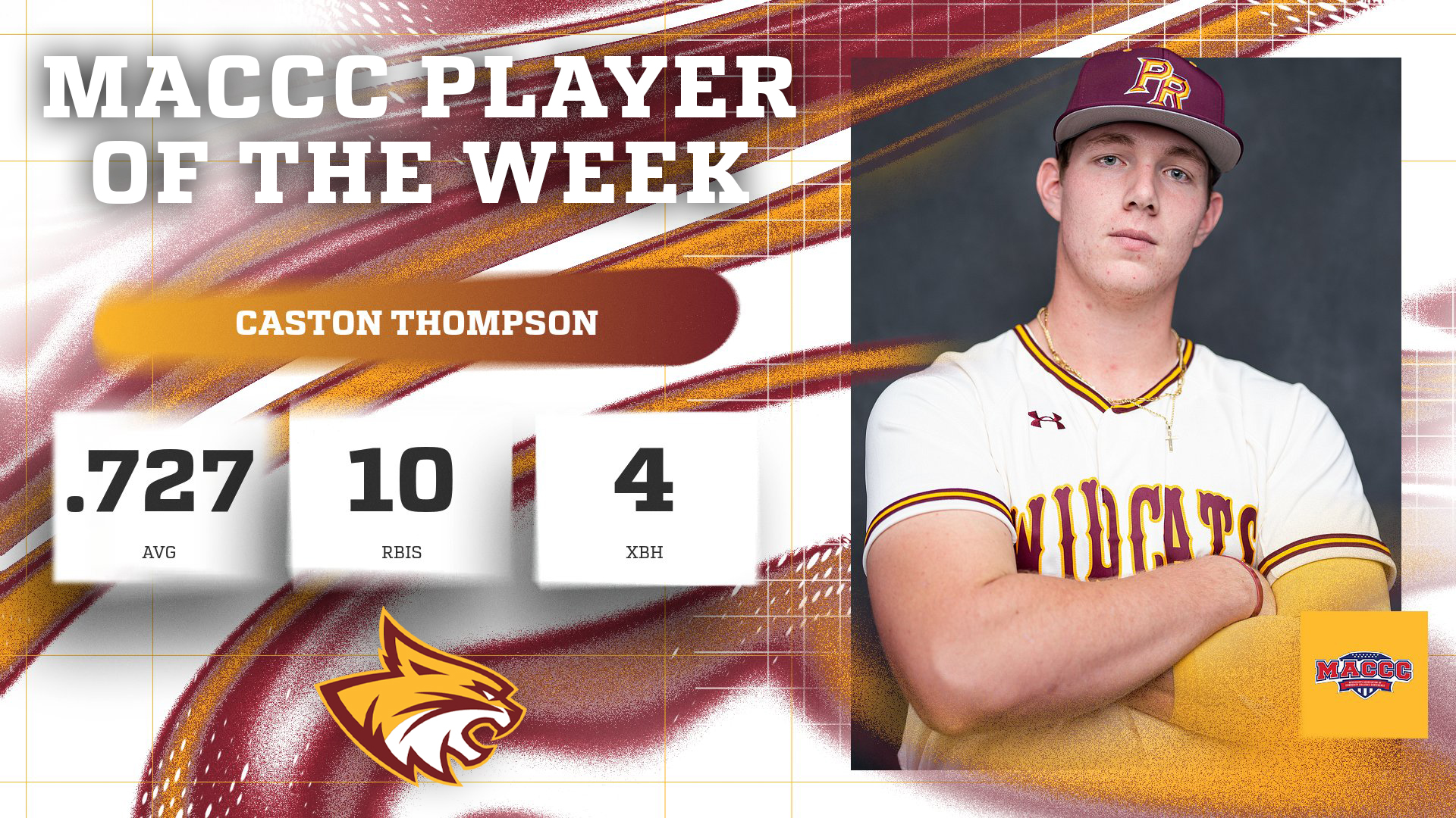 No. 2 Pearl River's Caston Thompson grabs MACCC Player of the Week