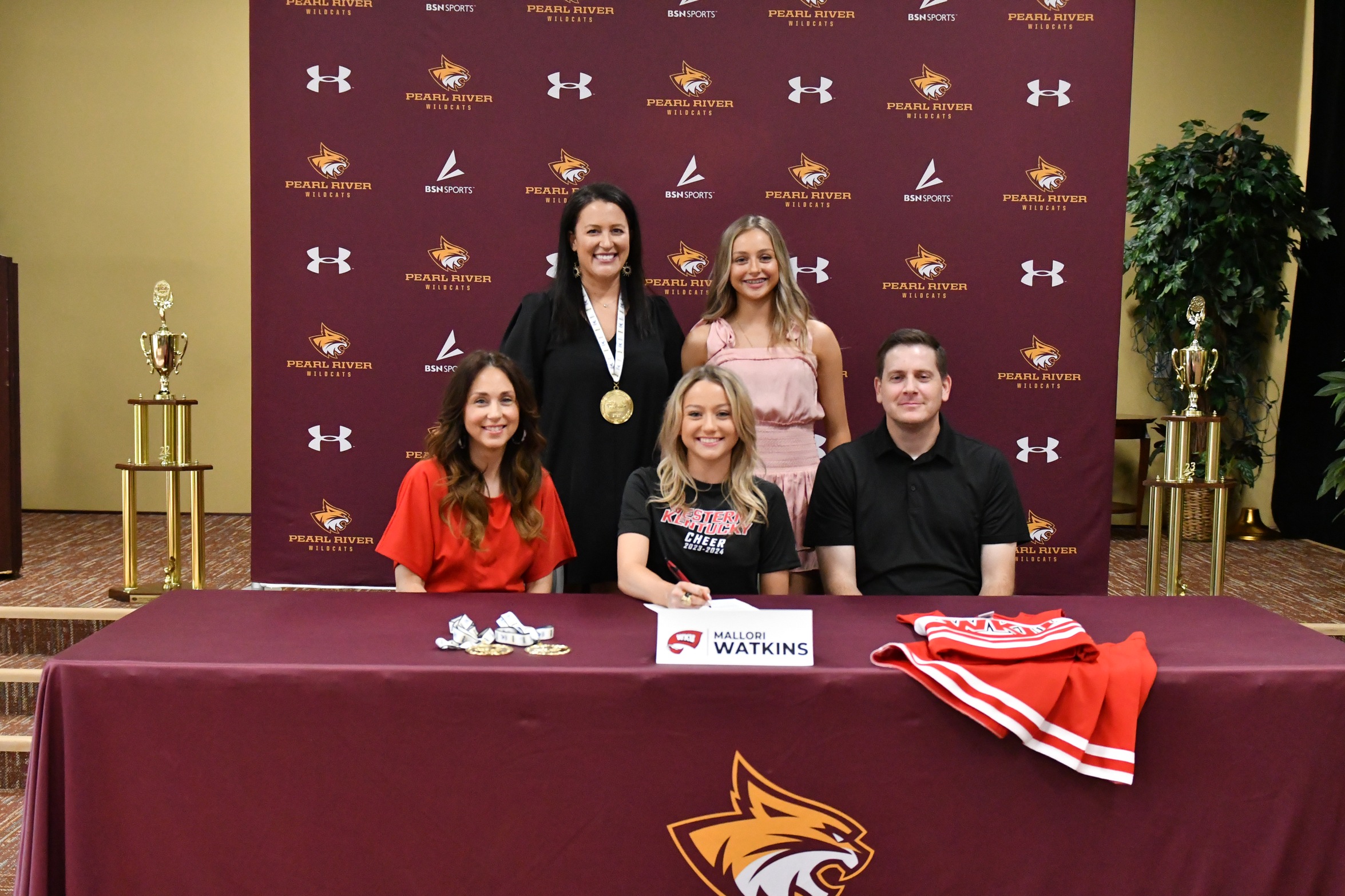 Pearl River cheer's Mallori Watkins signs with Western Kentucky