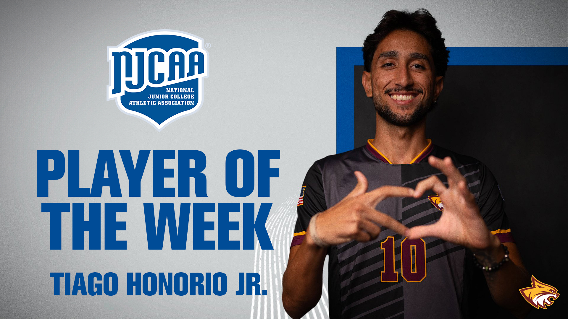 No. 10 PRCC's Tiago Honorio Jr. earns national honor