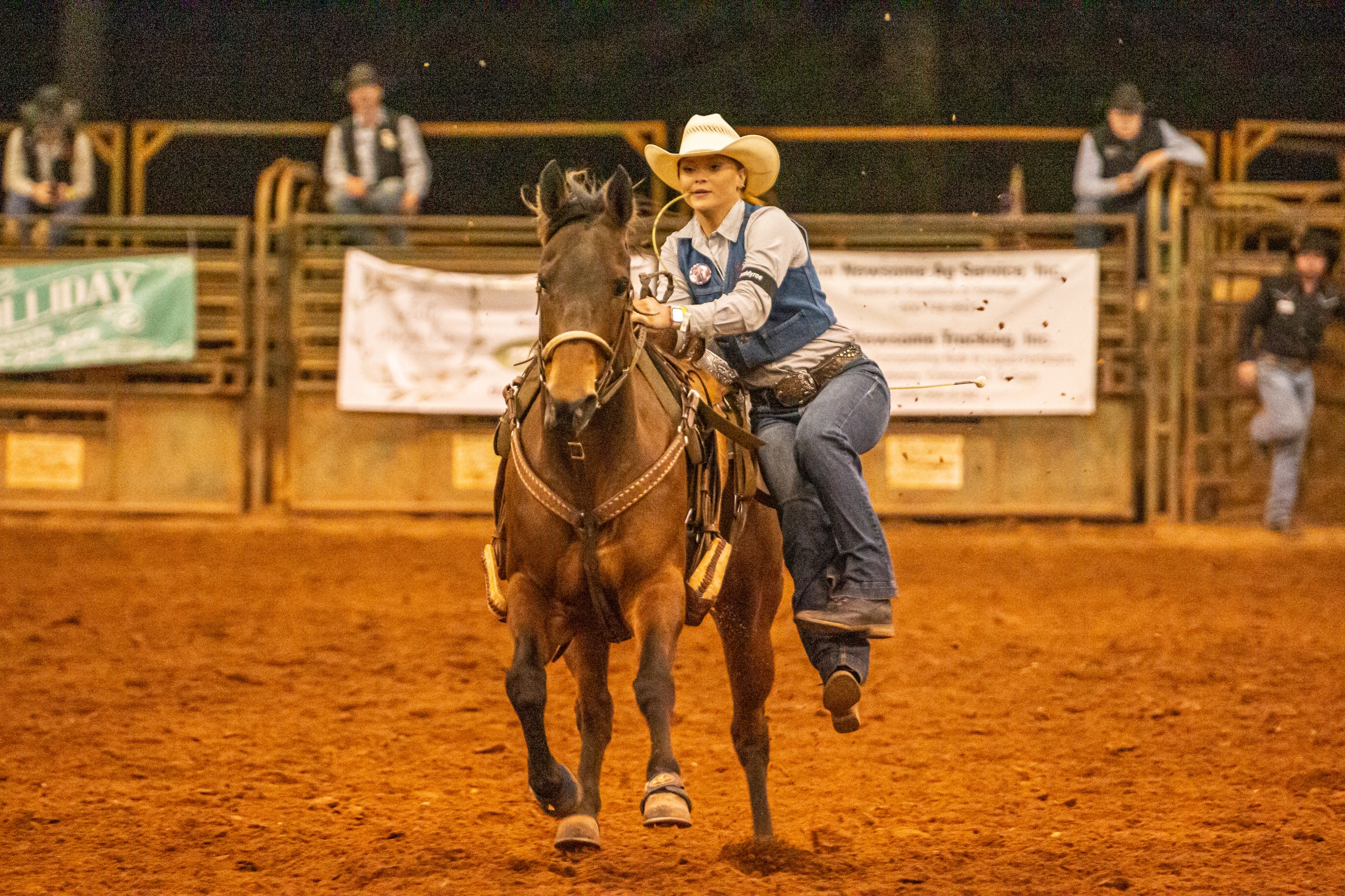 Pearl River Rodeo team impresses fans in home rodeo